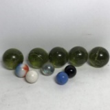 Lot of Vintage Shooters & Marbles