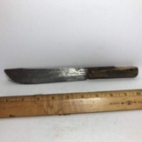 Antique Frontier Forge Knife with Wooden Handle