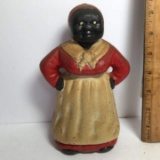 Vintage Cast Iron Mammy Bank