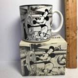 Vintage Walt Disney’s Steamboat Willie Mickey Mouse Mug - Made in Japan