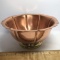 Copper Finish Bowl