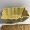 Vintage Hoston Ceramics Yellow Planter