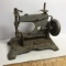 Antique Hand Crank Metal Miniature Sewing Machine