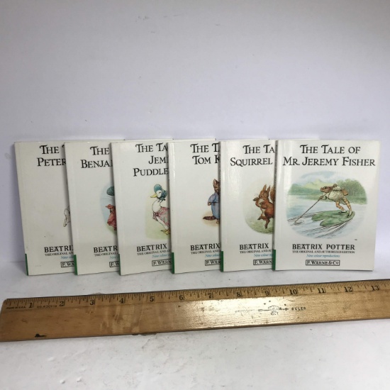 Set of 6 Beatrix Potter Collectible Book