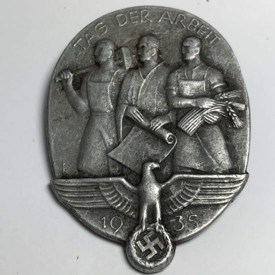 1935 Aluminum Nazi Germany Pin