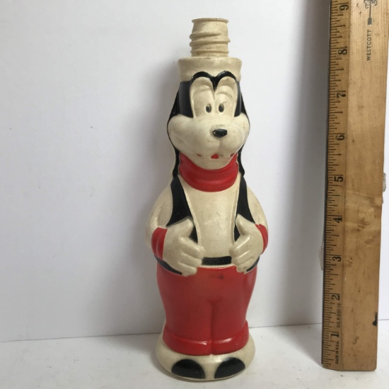 1960’s Walt Disney Goofy Bubble Bath Bottle