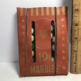 Vintage Box of “10¢” Marbles