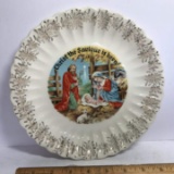 1956 1st Edition 23K Gold “Christ the Savior in Born” Collector’s Plate