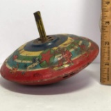 Vintage Tin Spinning Top