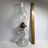 Vintage Glass Oil Lamp