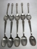 Lot of 10 Vintage Presidential Collector’s Spoons by Wm Rogers Co.