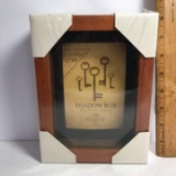 5” x 7” Wooden Shadow Box Display Case - Sealed