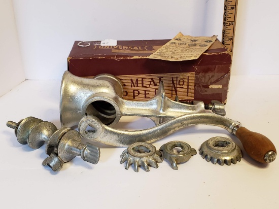 Vintage Universal Food & Meat Chopper w/Original Box