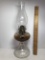 Vintage Glass Hurricane Lamp