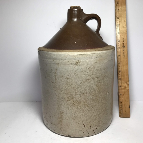Large 14” Antique Whiskey Jug with Cork