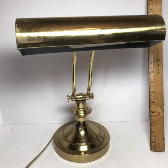 Vintage Brass Finish Piano Lamp
