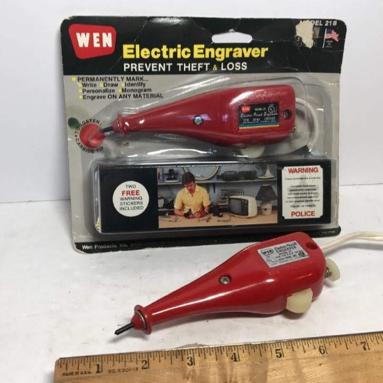 Pair of Electric Engravers - One is New in Package