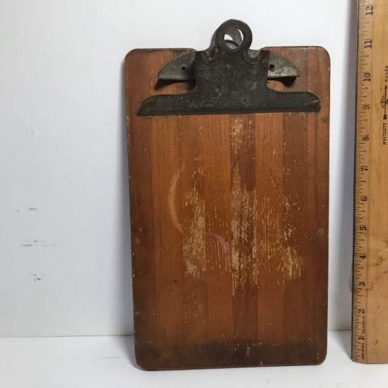 Vintage Small Wooden Clip-Board