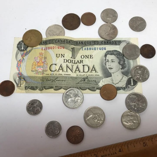 Lot of Canadian Currency