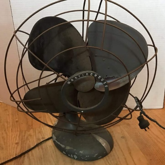 Antique Heavy Westinghouse Fan