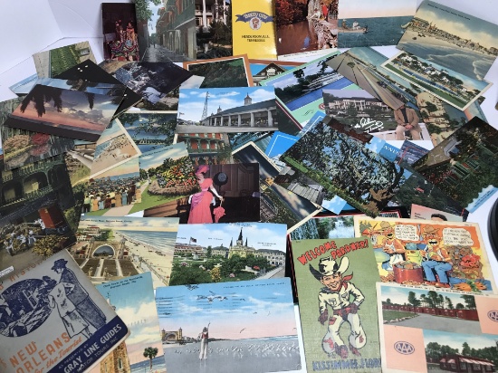 Large Lot of Vintage Post Cards