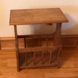 Oak Magazine Rack