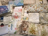 Very Nice Lot of Vintage Pillow Cases, Sheets & Misc