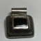 Sterling Silver Slider with Onyx Inlay