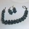 Pretty Beaded Bracelet with Matching Earrings