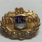 30 Yr Jackson Mills 10K Gold Pin with 3 Clear Stones