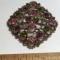 Vintage Sarah Coventry Large Brooch with Multi-colored Stones