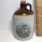 “Winter In the Country - The Old Grist Mill” Currier & Ives Pottery Jug with Cork - Made in USA