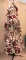 Beautiful 8 ft Pre-Lit Electric Spinning Christmas Tree with White Snow Branches Fully Decorated