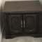 Vintage Wooden Night Stand with Lower Cabinet