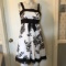 Pretty Brown & White Summer Dress by Ruby Rox Size 5