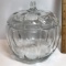 Glass Pumpkin Canister