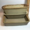 Lot of 3 Pampered Chef Baking Pans