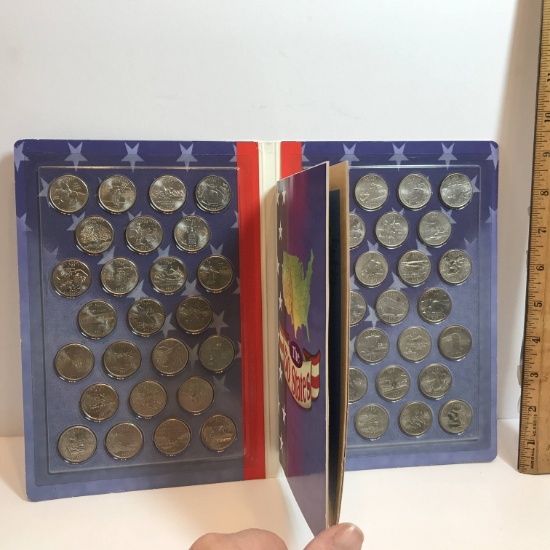 50 State Quarters Book with Quarters
