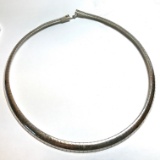 Silver Tone Choker