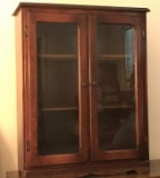 Vintage Wooden Display Cabinet