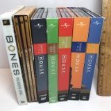 Lot of “Bones” Season 1 & 3 DVDs- “House” Season 1 Thru 5” DVDs