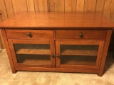 Wooden 2 Drawer TV Cabinet