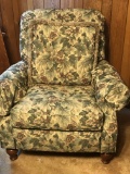 Nice Floral Reclining Arm Chair - Clean & Comfy!