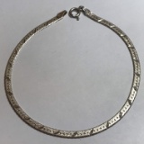 Pretty Sterling Silver 7-1/2” Bracelet