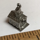 Sterling Silver Church Charm