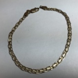 14K Gold Bracelet Made in Italy 7”