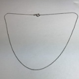 14” Vintage Sterling Silver Chain