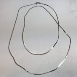 14K White Gold 24” Chain