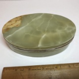 Beautiful Alabaster Trinket Box