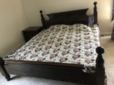 King Size Vintage Waterbed with 6 Drawers Under